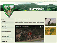 Tablet Screenshot of bielypotok.com